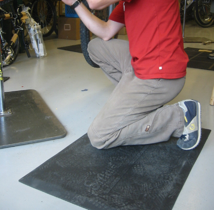 2' x 3' Black Anti-Fatigue Mats, Three Pack - SBR