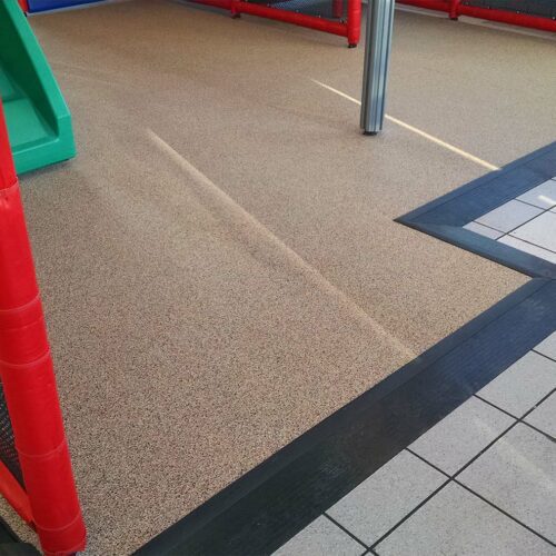 SmartCells custom flooring located in children's play area