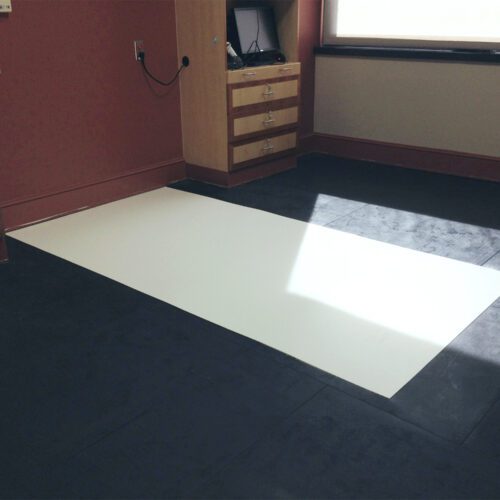 SmartCells Fall Protection Flooring installed in hospital safe room