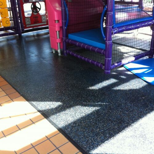 SmartCells custom flooring located in children's play area