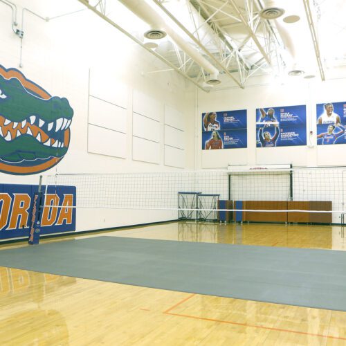 Florida Gators volleyball practice gym - on Thursday, October 26, 2017 at the L. Gale Lemerand Center in Gainesville, Fla. / UAA Communications photo by Tim Casey