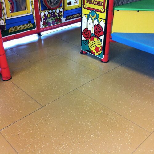 SmartCells custom flooring located in children's play area