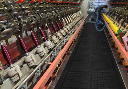 Hog-Heaven-III-Comfort-Linkable-Inplace-scaled walkway surrounded by heavy machinery