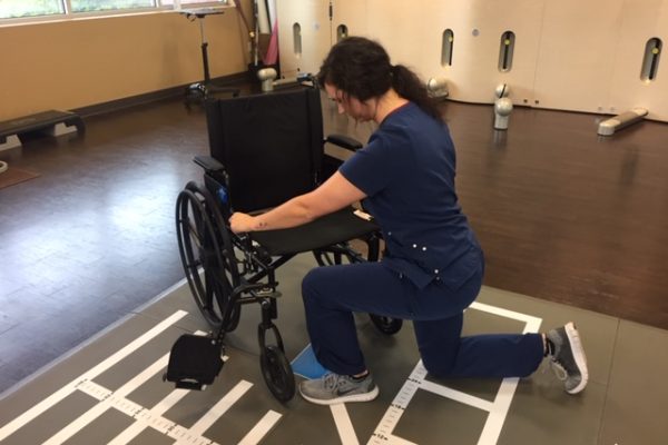 SmartCells physical therapy mat in use SmartCells physical therapy mat in use