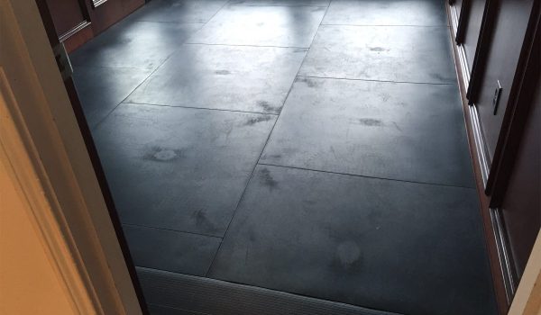 smartcells-fall-protection-residential SmartCells Fall protection flooring installed as an underlayment with carpet over top