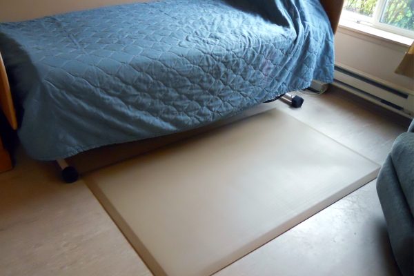 smartcells-Fall Protection bedside mat SmartCells bedside mat sitting next to bed