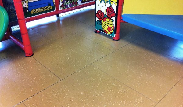 SmartCells Fall Protection Mcdonalds SmartCells custom flooring located in children's play area